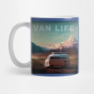 Van Life Camper RV Outdoors in Nature Mug